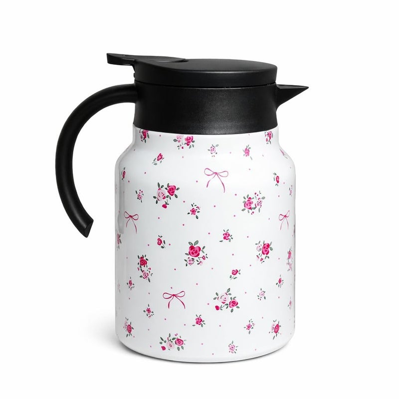 Vacuum Insulated Thermal Jug for Coffee and Tea – Leak-Resistant Lid, Easy Pour Handle, Stylish Serving Carafe - 100ml (Shape 5)