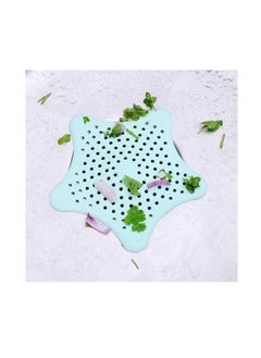 AS SEEN ON TV Starfish Silicone Drain Hair Catcher Kitchen Bathroom Shower Sink Strainer Blue  - Image 3