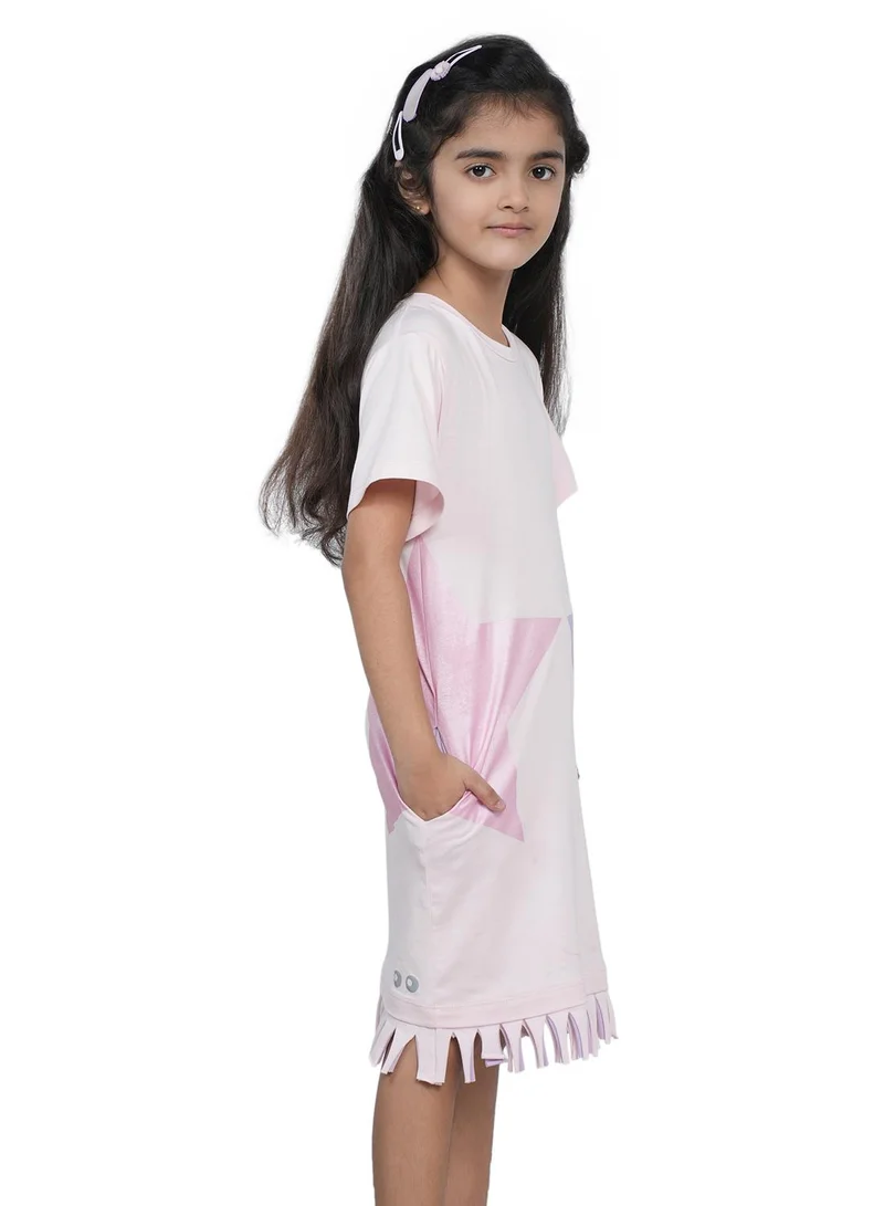 Pilolo Fringe Hem Dress