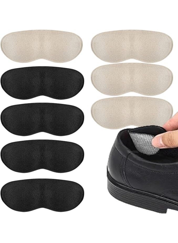 Lesha 8 Pairs Heel Cushion Pads for Men and Women, Soft Shoe Inserts Heel Cushion Inserts Self-Adhesive Foot Care Protector Grips Liners Loose Shoes - Heel Pain Relief Bunion Callus Blisters - Image 1
