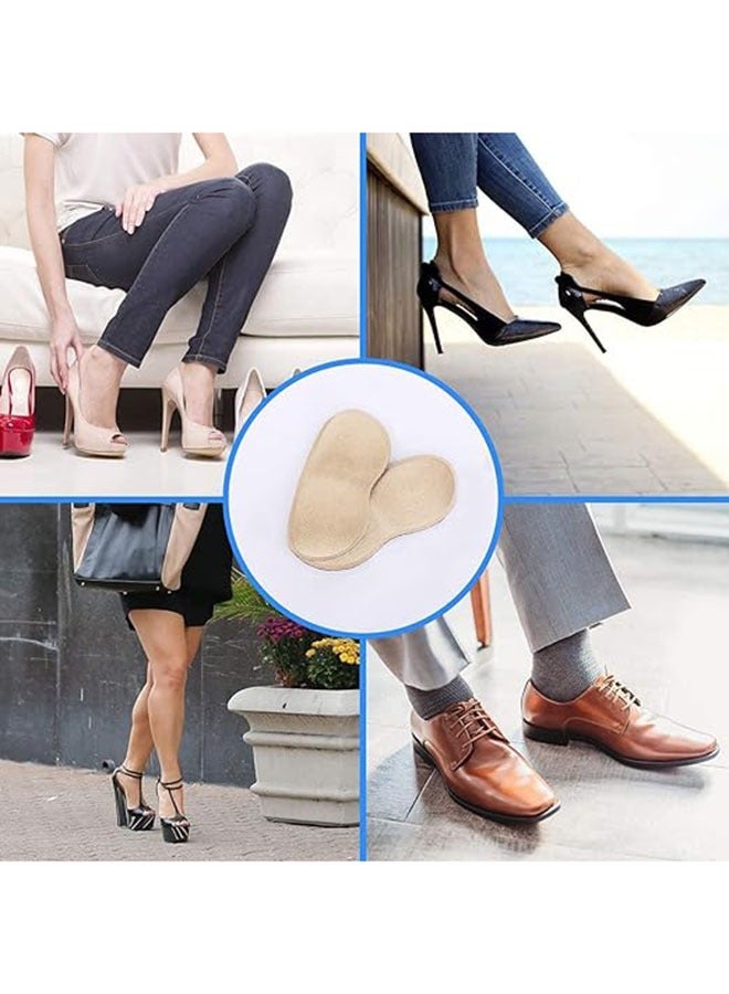 Lesha 8 Pairs Heel Cushion Pads for Men and Women, Soft Shoe Inserts Heel Cushion Inserts Self-Adhesive Foot Care Protector Grips Liners Loose Shoes - Heel Pain Relief Bunion Callus Blisters - Image 5