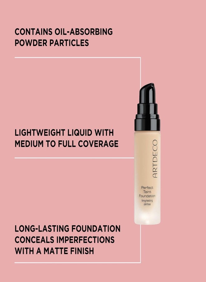ARTDECO أساس آرتديكو بيرفكت تينت - بور بورتشلاين رقم 04 - تركيبة سائلة خفيفة الوزن - تغطية متوسطة إلى كاملة - بدون تأثير قناع - يخفي العيوب - مكياج نباتي - هيالورون - 0.67 أونصة سائلة - Image 3
