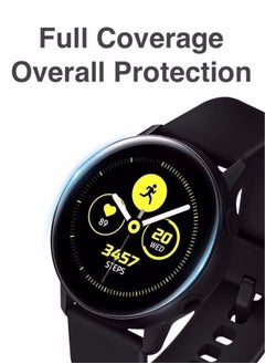 Perfii Samsung Watch Active 2 44mm Full Coverage Curved Screen Protector Clear  - Image 4