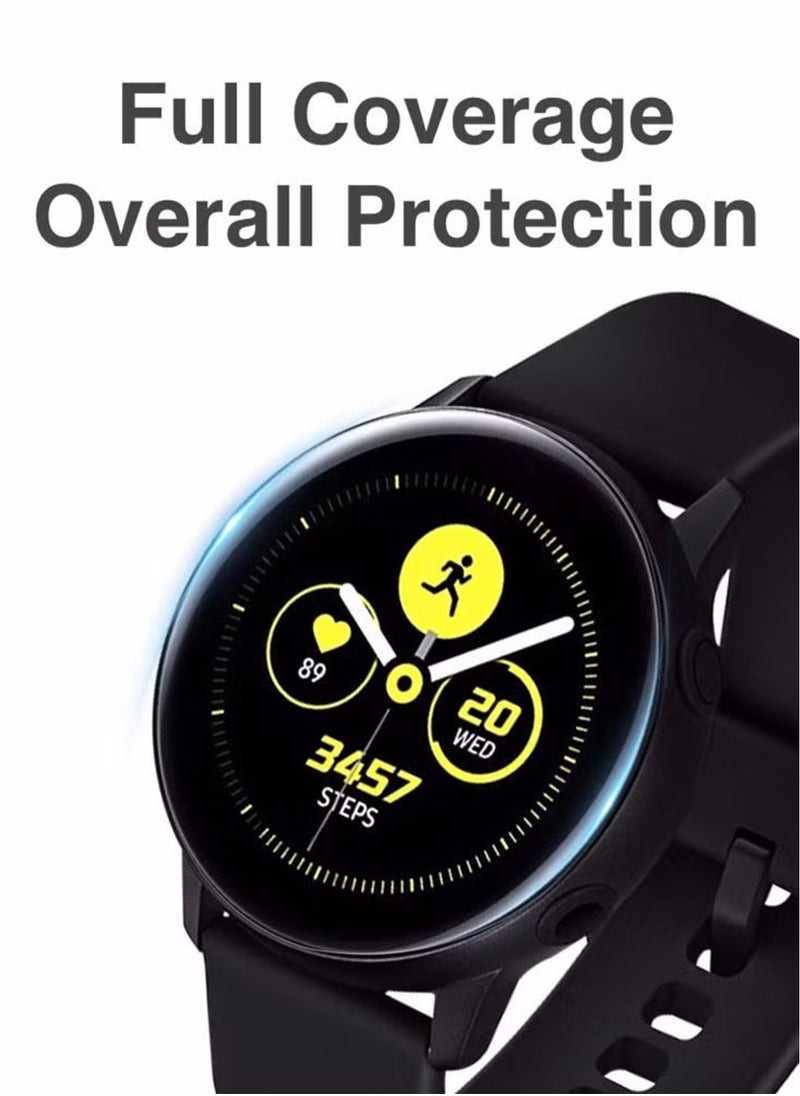Perfii Samsung Watch Active 2 44mm Full Coverage Curved Screen Protector Clear  - Image 4