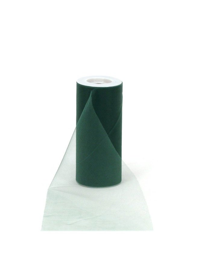 Offray Tulle Craft Ribbon, 6-Inch by 25-Yard Spool, Emerald