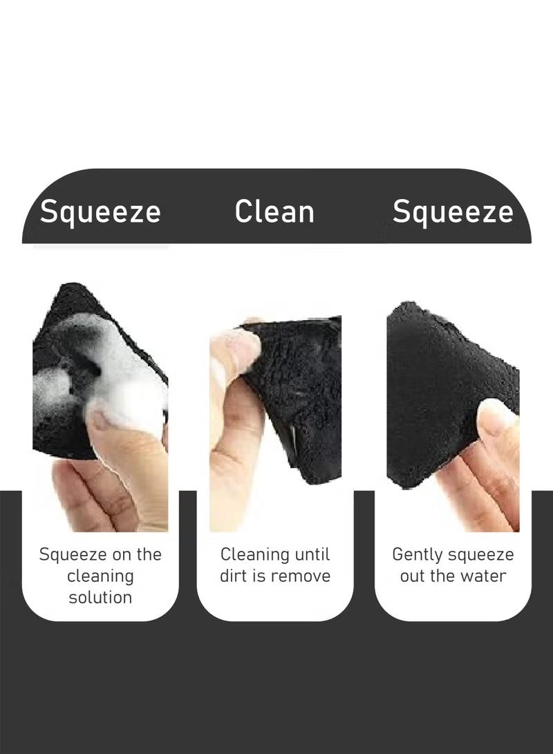 MUNDRÈ 5Pcs Mini Double-Sided Powder Puffs - Soft Fluffy Texture Makeup Sponges for Face & Body - Image 2