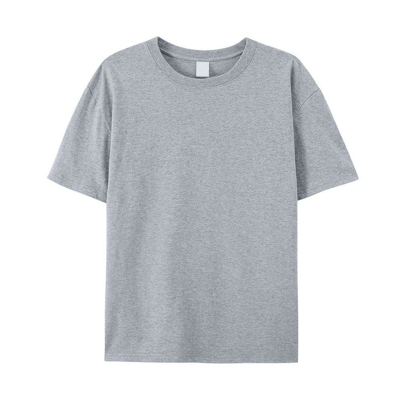 [Large Size] Children'S Clothing Hebei Has Side Seams And Back Collar 21-Count Blank Light Version Short-Sleeved 100 Pure Cotton T-Shirt For Boys And Girls - Image 4