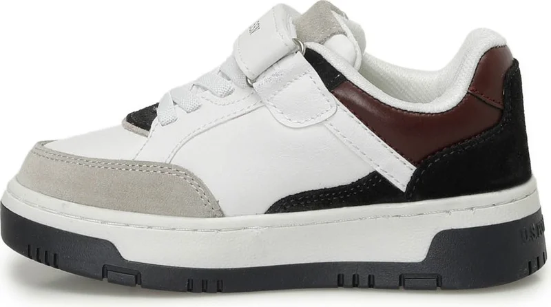 U.S. Polo Assn. Valverde 4Pr White Boys Sneakers