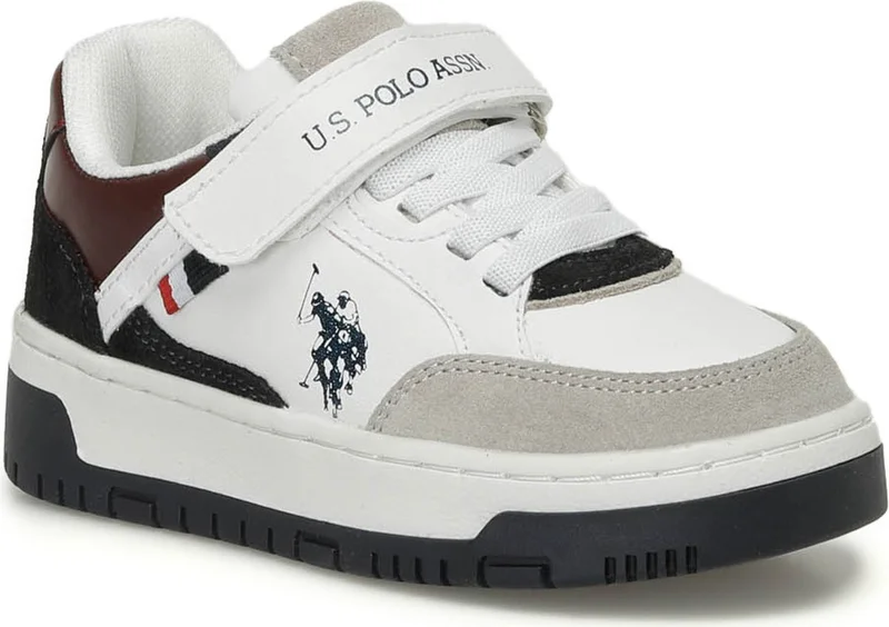 U.S. Polo Assn. Valverde 4Pr White Boys Sneakers