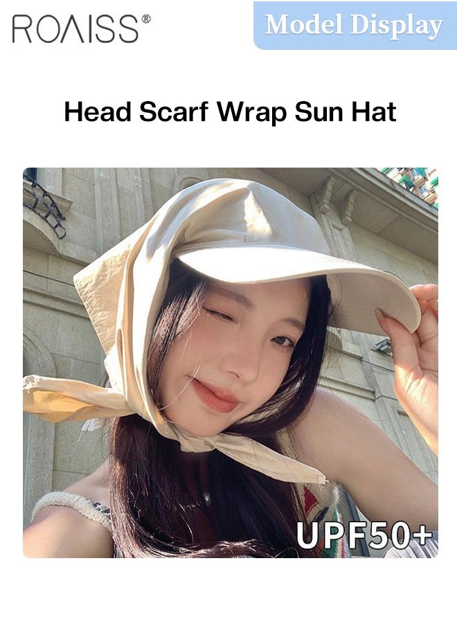 Women's Head Scarf Wrap Sun Hat, UPF 50+ UV Protection Lightweight Breathable Baseball Cap, Summer Outdoor Shopping and Walking Peaked Cap - pzsku/Z94682C34C7BE91BC870EZ/45/_/1720770996/1deb8197-99d0-4f90-8837-4fd70ed5907d