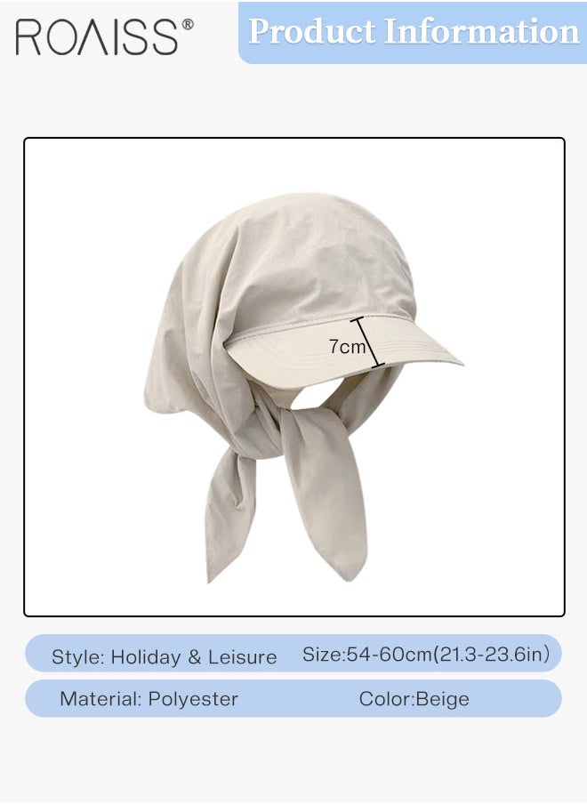 Women's Head Scarf Wrap Sun Hat, UPF 50+ UV Protection Lightweight Breathable Baseball Cap, Summer Outdoor Shopping and Walking Peaked Cap - pzsku/Z94682C34C7BE91BC870EZ/45/_/1720770997/c35e12a5-db5f-45e5-a625-a14911e0153b