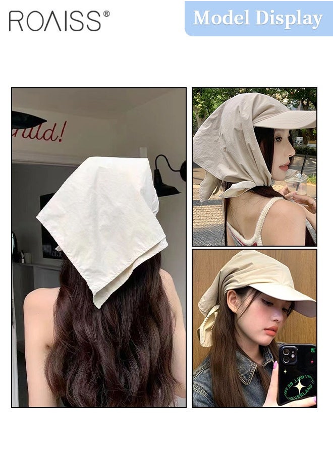 Women's Head Scarf Wrap Sun Hat, UPF 50+ UV Protection Lightweight Breathable Baseball Cap, Summer Outdoor Shopping and Walking Peaked Cap - pzsku/Z94682C34C7BE91BC870EZ/45/_/1720771290/33dfe612-163c-4122-a47c-799b69cc59d9