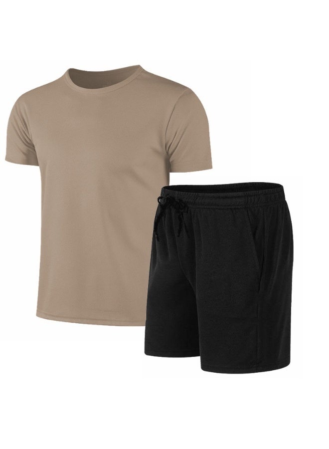 KUYING Quick Drying Ice Silk Fitness Sportswear Set  - Image 1