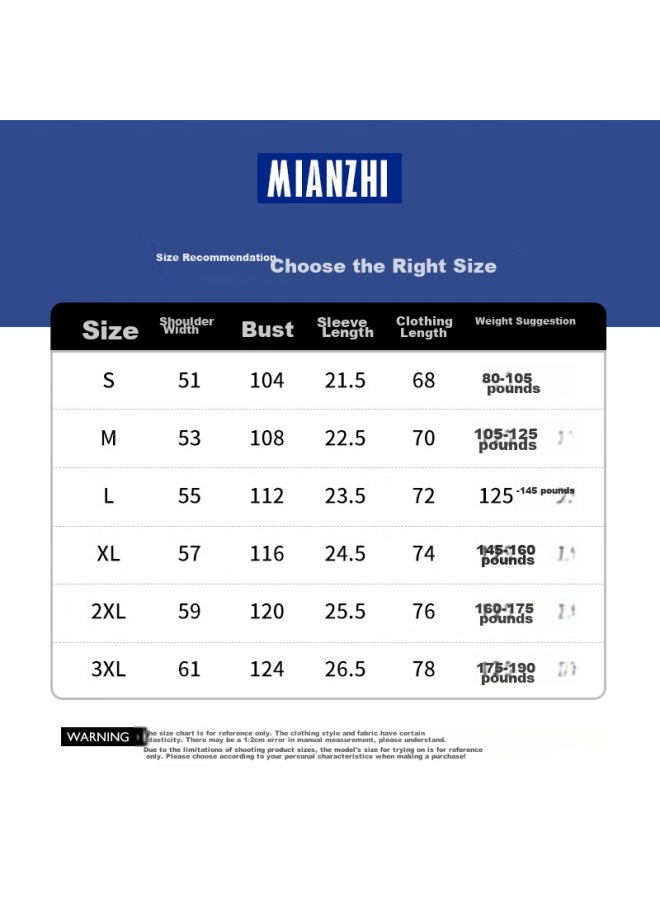 Mianzhi National Trend Brand Men's T-shirt, Pure Cotton, Trendy Solid Color, Loose Casual Short Sleeve, Beige, XL - Image 4