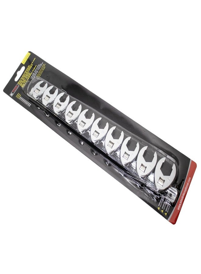 K-Tool International K Tool International CROWFOOT FLARE NUT SET METRIC 10 PC 3/8IN. DRIVE - Image 4