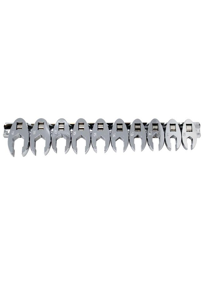 K-Tool International K Tool International CROWFOOT FLARE NUT SET METRIC 10 PC 3/8IN. DRIVE - Image 1