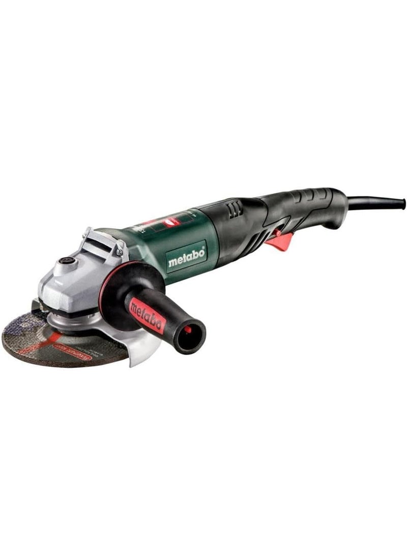 Metabo Metabo 6Inch Angle Grinder 9600 RPM 132 Amp with ElectronicsACDC Lockon Slide Switch Rat Tail Toolfree Adjustable Guard WE 1500150 RT 601242420 Green  - Image 2