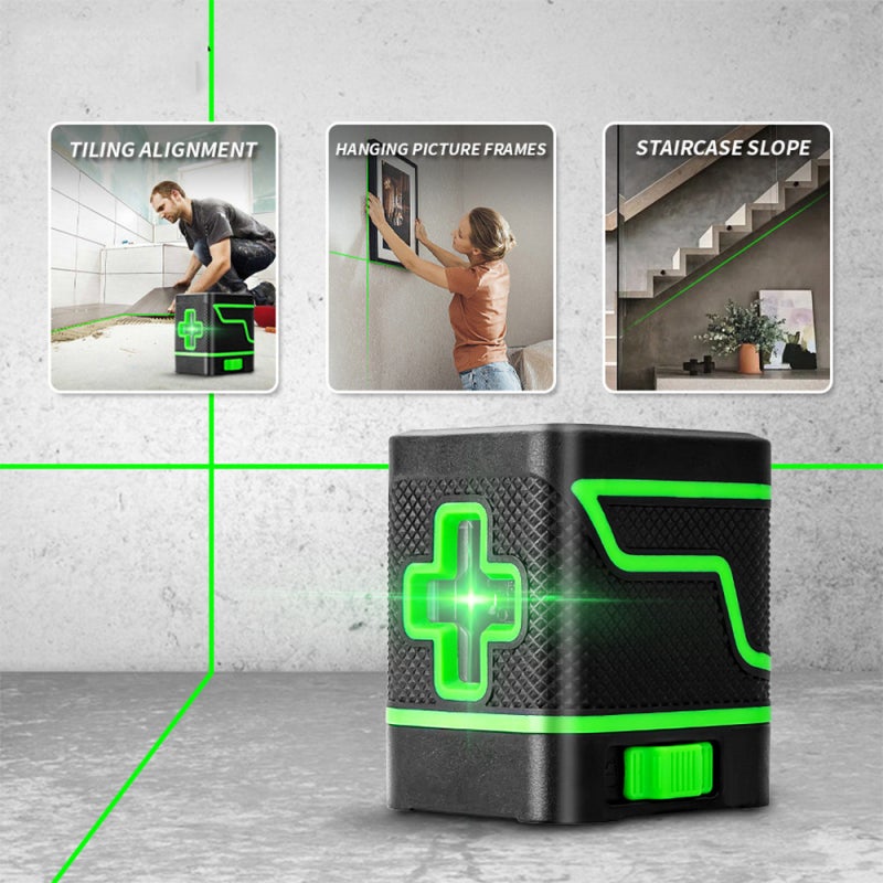Self-Leveling Level, 2 Lines Level Green Cross Beam Line, Alignment Tool for Picture Hanging and DIY Application - Image 4