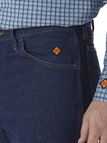 Wrangler Riggs Workwear Mens Fr Relaxed Fit Jeans, Blue, 38W x 32L US - Image 2