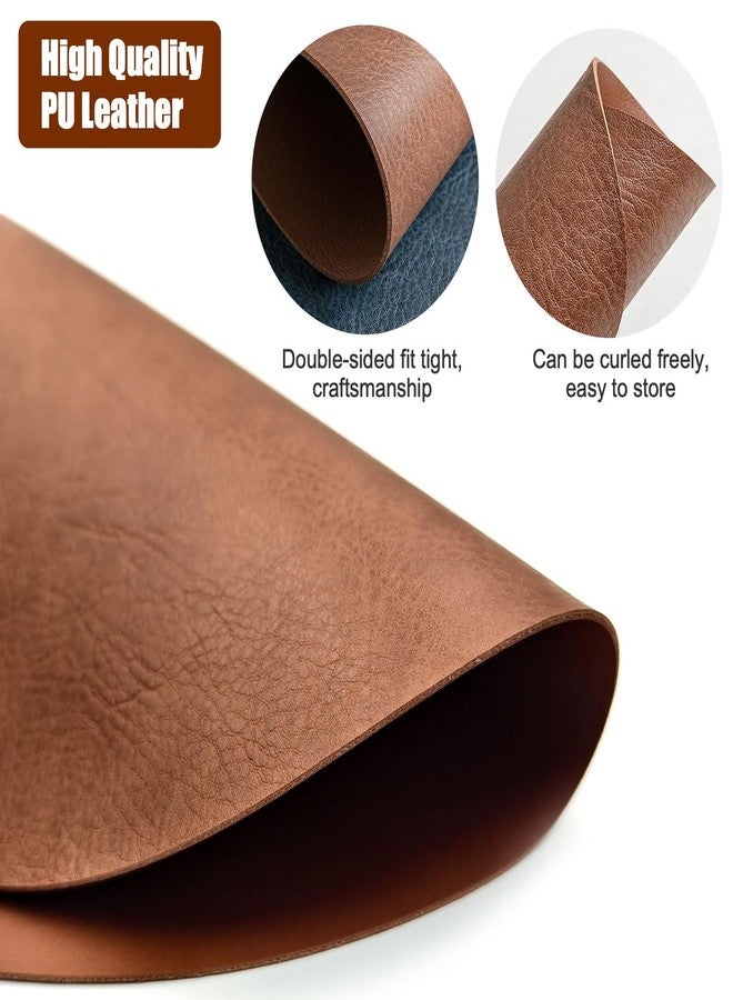 Gihunk PU Leather Placemats Set of 6,15 Inches Round placemats, Table Placemats and Easy to Wipe Off for Dining Table, Kitchen, Party Decoration - Image 2