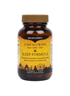 Holland & Barrett Sleep Formula with Shatavari and Bacopa 60 Capsules