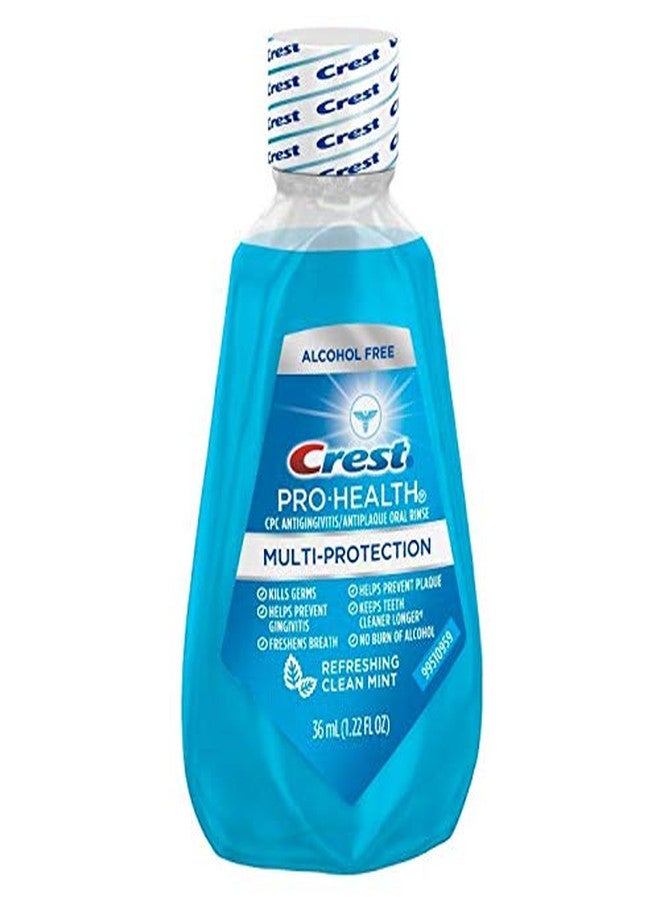 Crest Pro-Health Clean Mint Multi-Protection Mouthwash (Mouthrinse), Travel Size 1.2 oz (32ml) - Pack of 12 - Image 3
