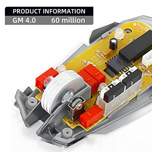 KAILH GM4.0 GM8.0 Micro Switch 60M 80MLife Gaming Mouse Micro Switch 3 Pin Black Mice Left Right Button GM 4.0 8.0 (Black 10pcs GM8.0) - Image 4