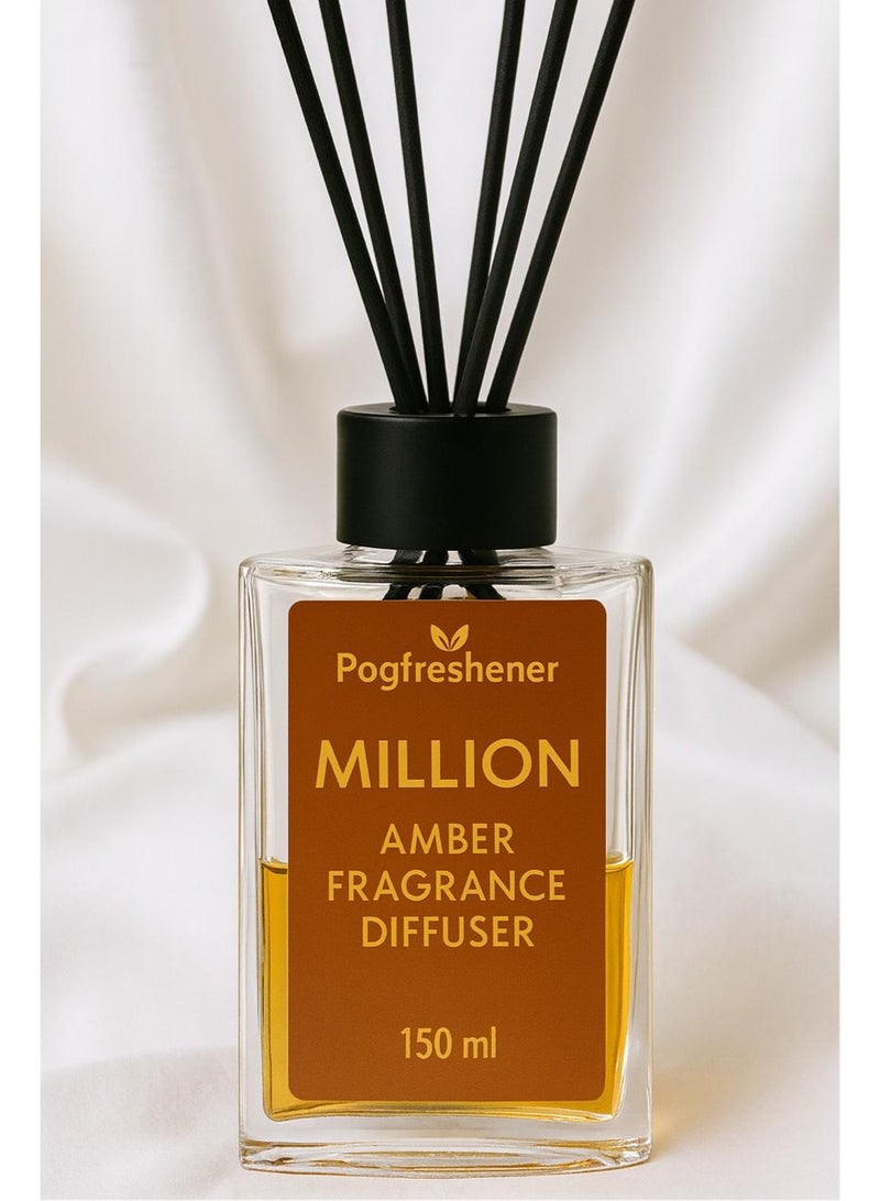 معطر بوغ موزع روائح مليون - عطر زيتي بالعنبر مستوحى 150 مل - Image 1