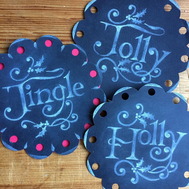 Designer Stencils Holly, Jolly and Jingle Cookie Stencil Set C978 by Designer Stencils - Image 2