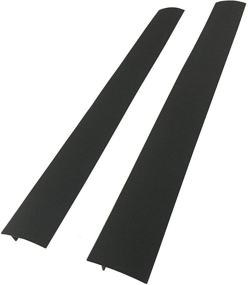 CozyKit Silicone Kitchen Stove Counter Gap Cover Long & Wide Gap Filler (2 Pack) Seals Spills Between Counters, Stovetops, Washing Machines, Oven, Washer, Dryer - Heat-Resistant and Easy Clean (Black) - Image 1