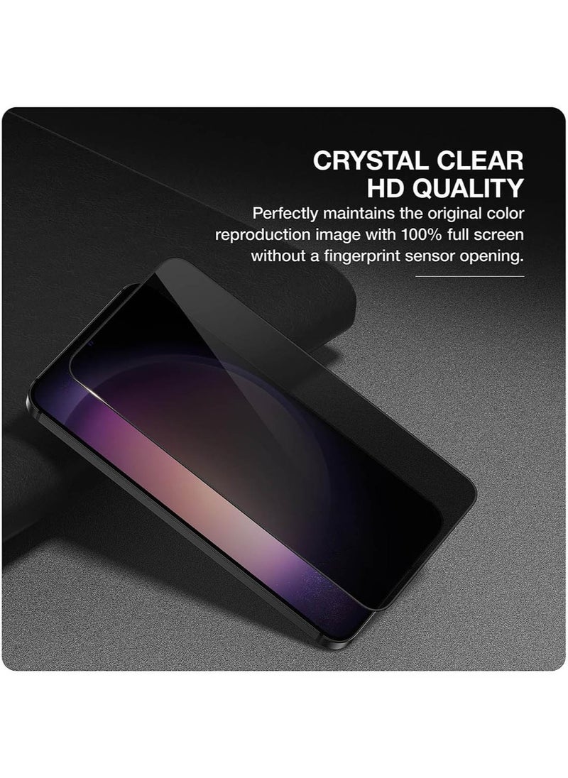 AMAZINGthing - Supreme Privacy Glass Full Cover for Samsung Galaxy S24 Screen Protector Tempered Glass - [180 Degree PRIVACY] - Image 1