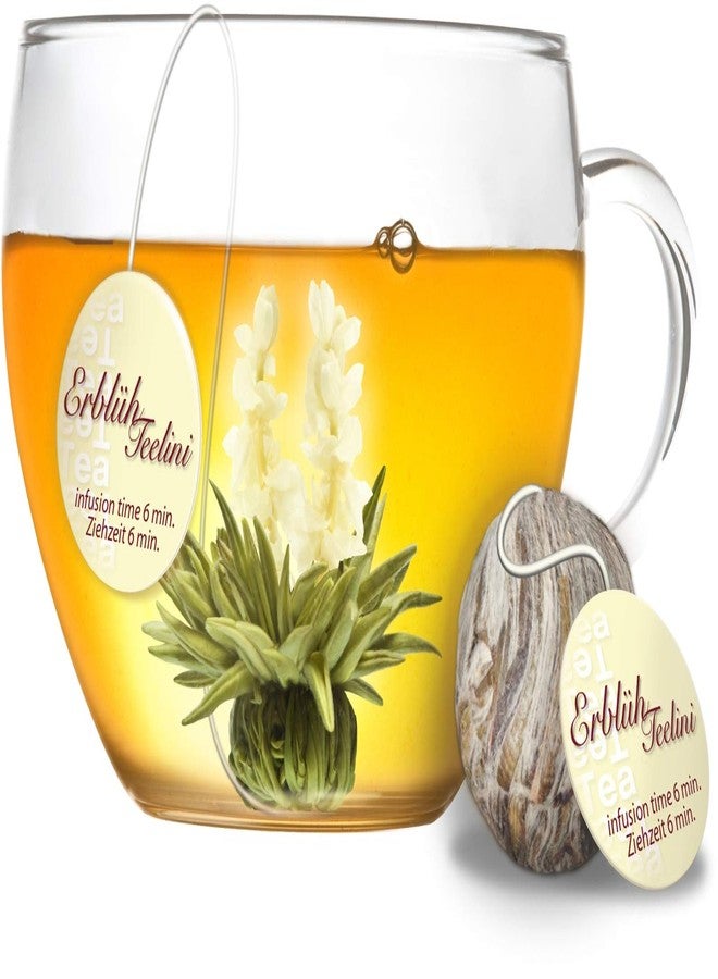 Creano Tea Flowers in Cup Size - Blooming Tea - 8 Flowering Tea in 4 Different Varieties - White Tea - Image 5
