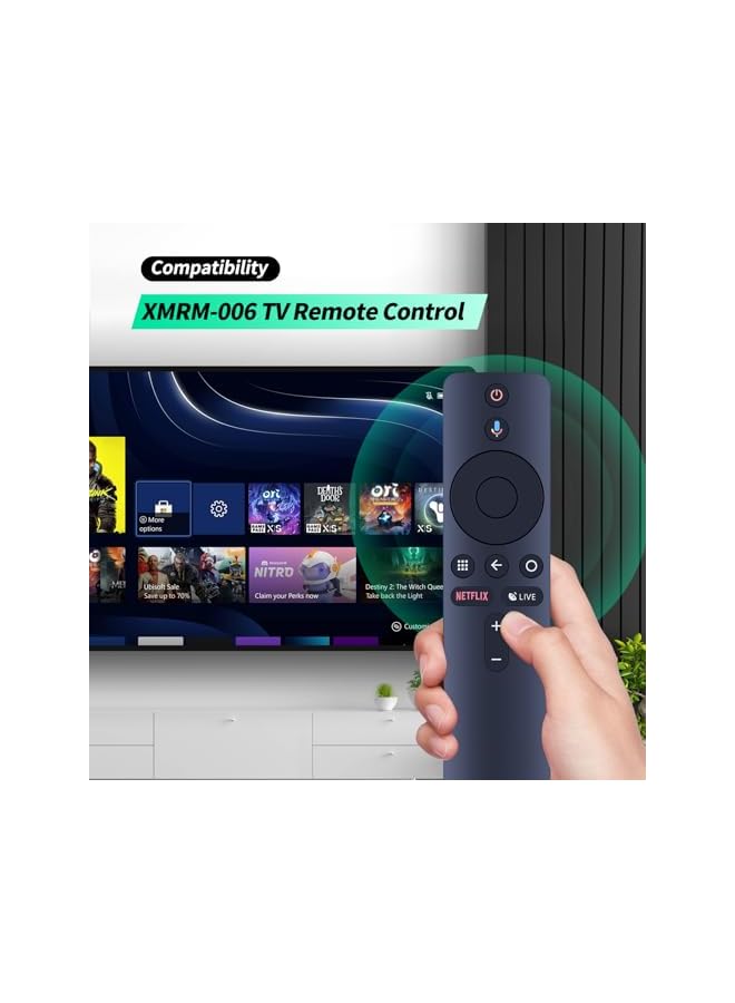 The Bros XMRM-006 Voice Remote Control Replacement suit for Xiaomi Mi Box Stick XMRM-006 Smart TV Box(Black) - Image 3