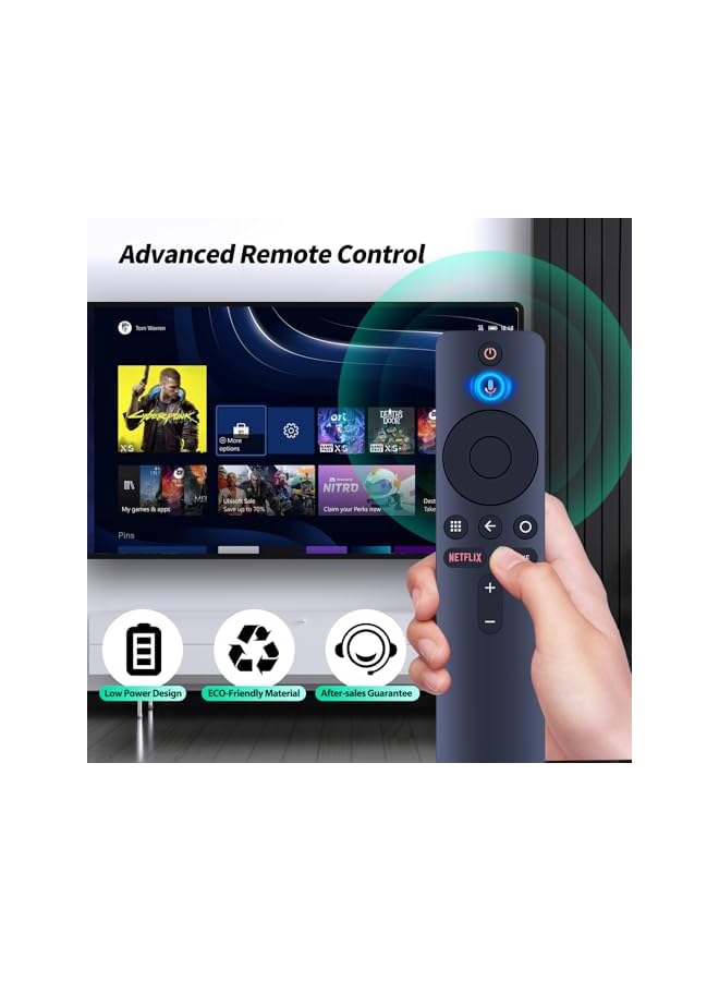 The Bros XMRM-006 Voice Remote Control Replacement suit for Xiaomi Mi Box Stick XMRM-006 Smart TV Box(Black) - Image 5