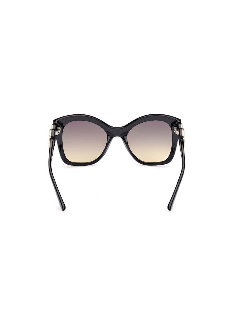 GUESS FULL RIM FEMALE BUTTERFLY BLACK INJECTED SUNGLASSES - Image 4