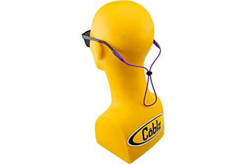 Cablz Silicone Eyewear Retainer | Waterproof Eyewear Retainer Strap, 16 in (Purple) - Image 2