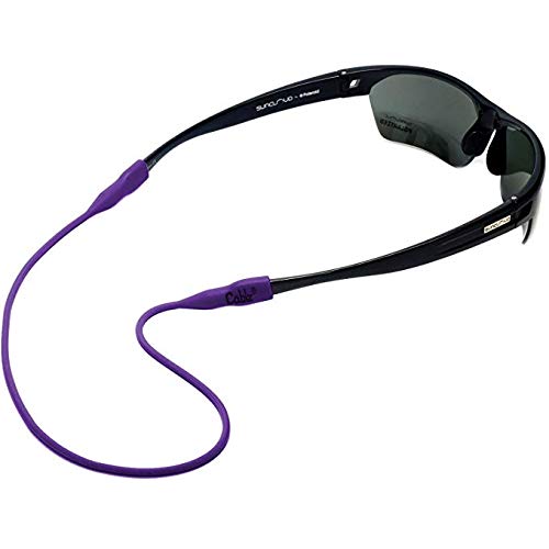 Cablz Silicone Eyewear Retainer | Waterproof Eyewear Retainer Strap, 16 in (Purple) - Image 3