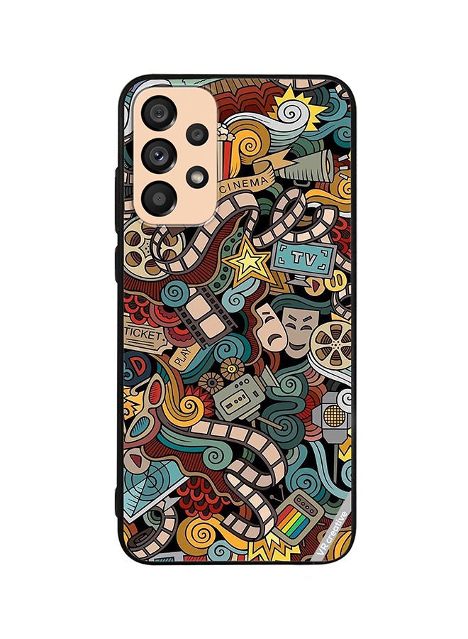 VR CREATIVE Protective Case Cover For Samsung Galaxy A53 5G Cinema Design Design Multicolour - Image 1