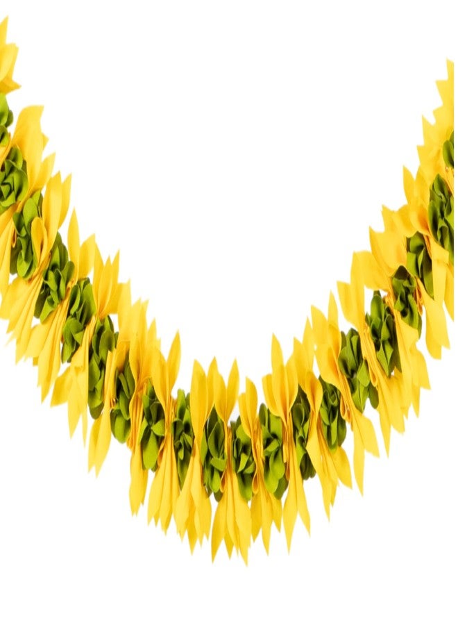 Daedal crafters مجموعة أبواب شامبا من ديدال كرافتيرز (أصفر ذهبي) DC129، زينة زهور للباب - Image 5