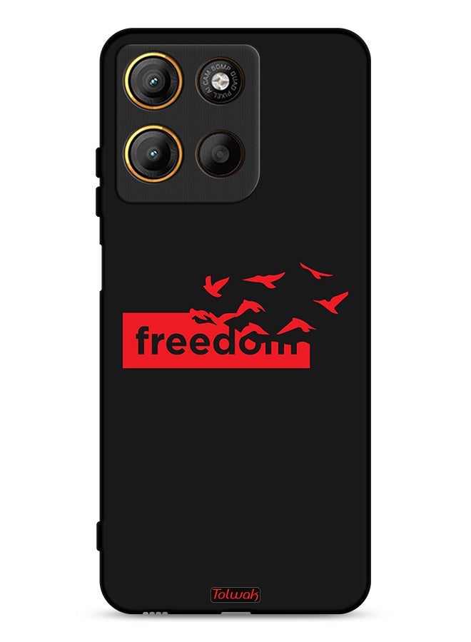 Tolwak Motorola Moto G15 Protective Case Cover Freedom