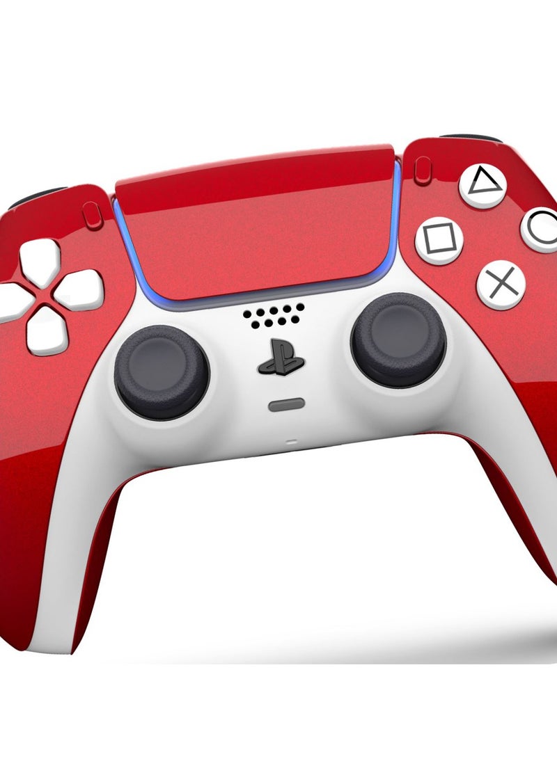 Craft MERLIN CRAFT CUSTOMIZED SONY DUAL SENSE GAMING CONTROLLER FOR PS5 & PS5 SLIM - DIAMOND RED NEW 2024 DESIGN - Image 5