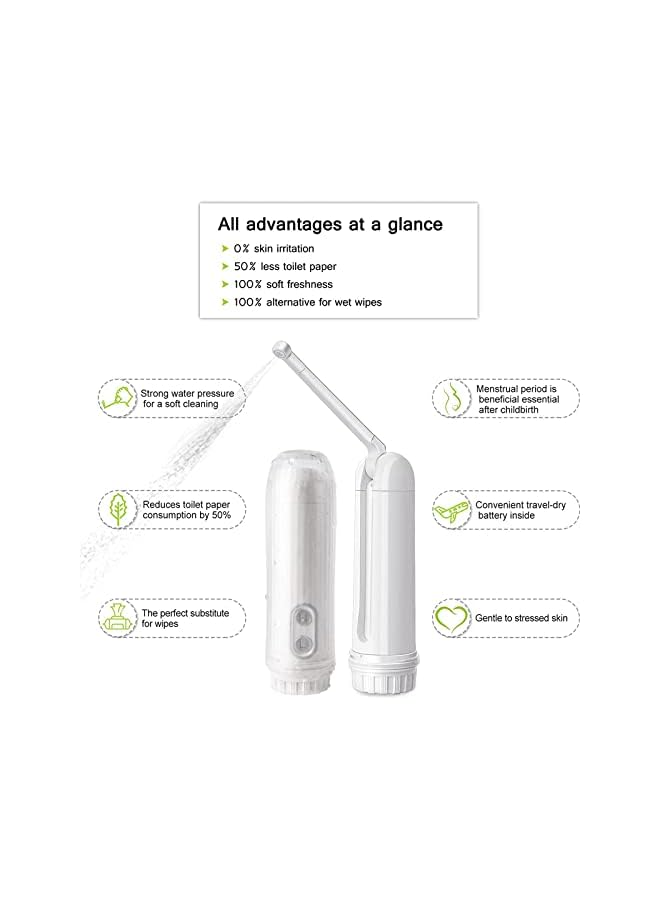 The Bros Portable Travel Bidet, Handheld Personal Bidet, IPX6 Waterproof Electric Mini Bidet Sprayer for Personal Hygiene Cleaning - Image 3