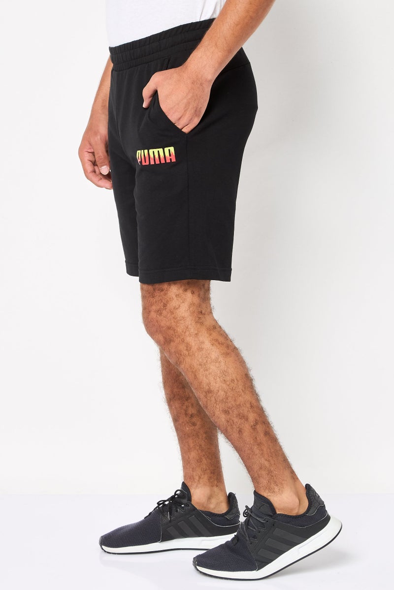 PUMA Men Sportswear Fit Drawstring Outdoor Shorts, Black - Image 3