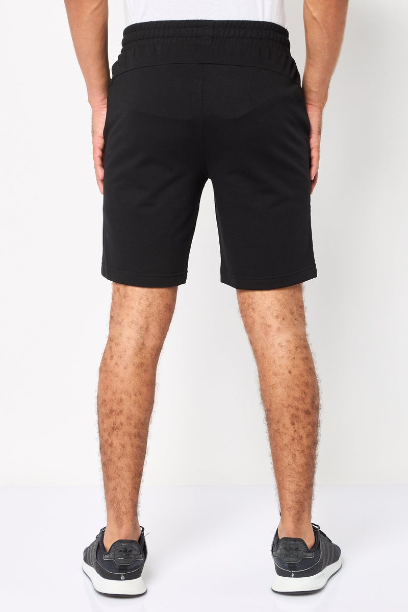 PUMA شورتات رياضية للرجال مع حبل سحب، خارجي، أسود - Image 4