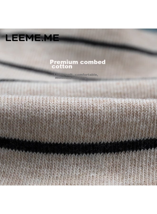 Leeme.me Li Mi Socks For Men, Spring And Summer Striped Short Socks, Breathable Men's Socks, Casual Boat Socks, 4 Colors, One Size Fits All - Image 4