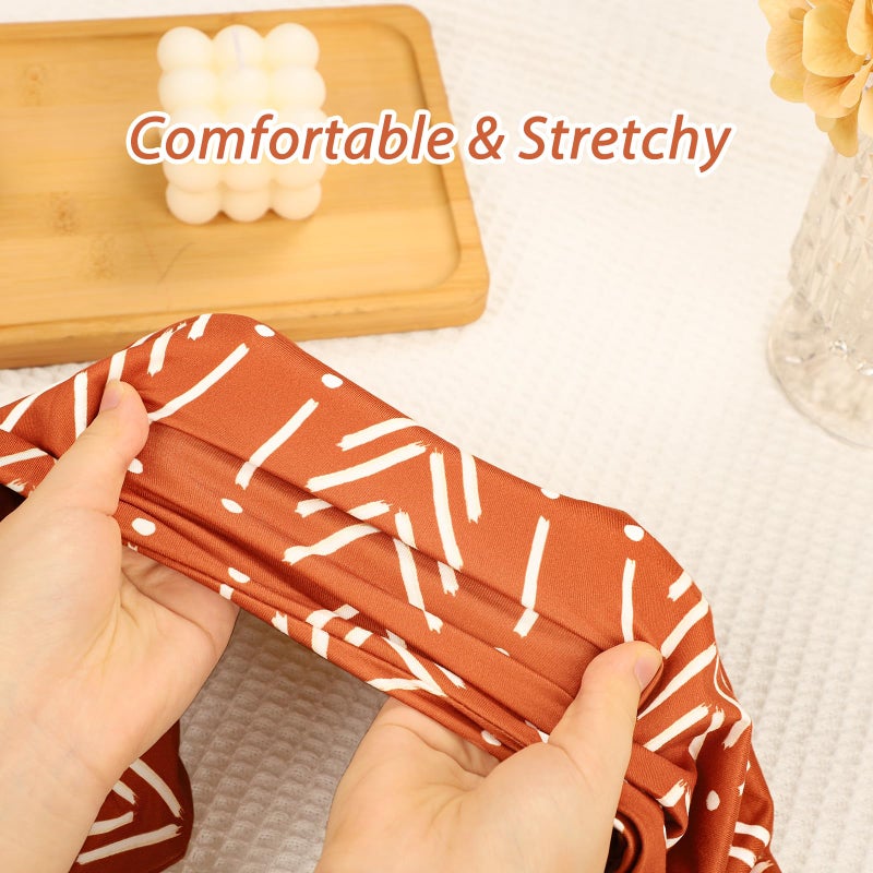 Jundetye Baby Nursing Pillow Cover, Breastfeeding Pillow Cover Boys Girls, Nursing Pillow Case for Newborn, Soft Fabric Fits Snug On Infant, Washable and Breathable, Vintage Orange - Image 2