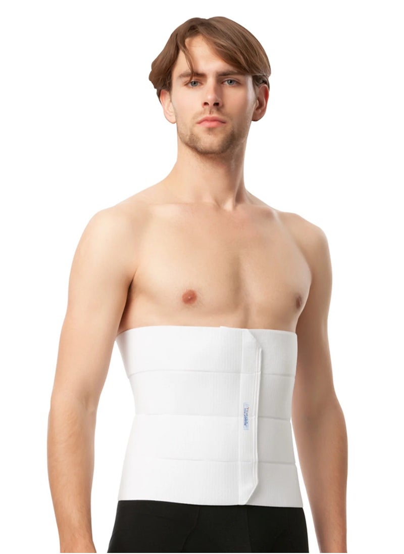 ISAVELA - Made in USA 12″ ABDOMINAL BINDER PLASTIC SURGERY – LIPOSUCTION ONE PIECE (UNISEX) (AB03) - Image 1