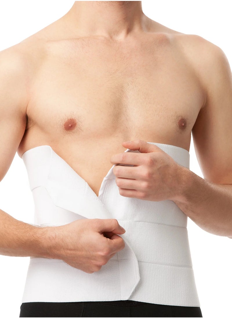 ISAVELA - Made in USA 12″ ABDOMINAL BINDER PLASTIC SURGERY – LIPOSUCTION ONE PIECE (UNISEX) (AB03) - Image 1