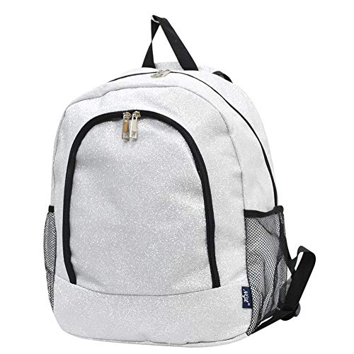 NGIL Canvas School Backpack (Glitter-Silver) - Image 1