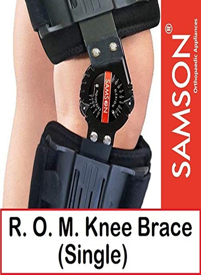 Samson Orthotics Samson Ajustable R.O.M. Knee Brace for Multiple Orthopedic Problems - Useful for Tendon/Ligament Injuries, ACL or PCL Injuries, Osteoarthrits of Knee, 18.00 Inches / 46 CM (Size : Universal) - Image 4
